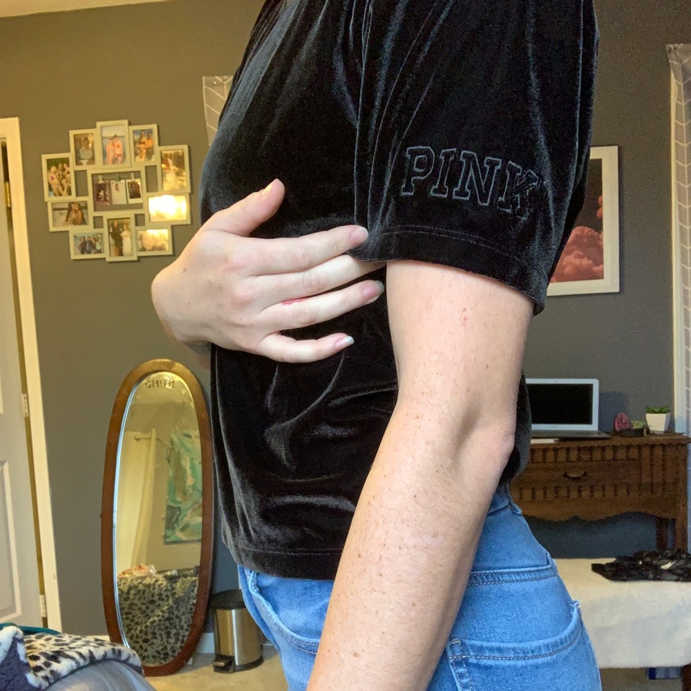 Velvet Victoria Secret PINK crop top
